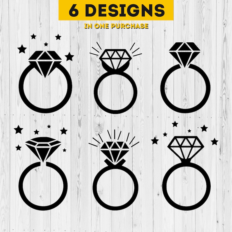 Free Free 323 Engagement Ring Wedding Ring Svg SVG PNG EPS DXF File