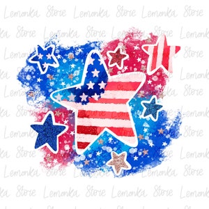 4th july Sublimation Designs, 4th july kids png, Patriotic stars Sublimation designs, Memorial day png, 4th july background png