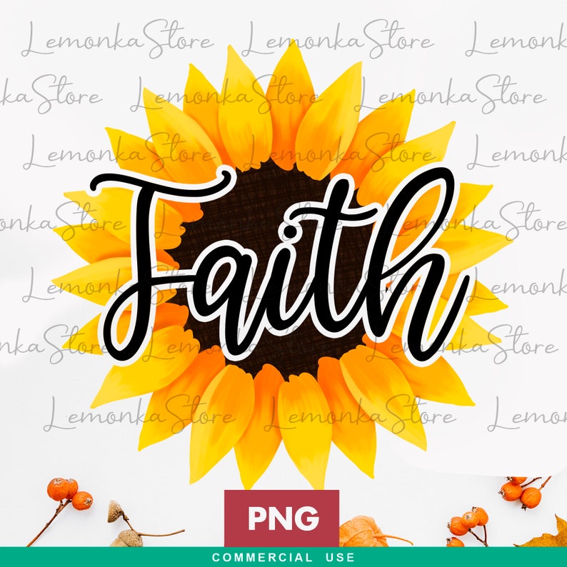 Download Faith Sunflower Sublimation Design PNG / Sunflower Faith ...
