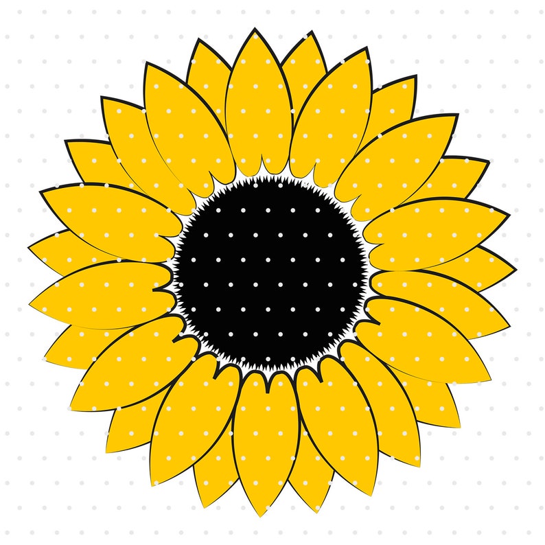 Download Sunflower svg Hello fall svg Yellow Floral svg monogram | Etsy
