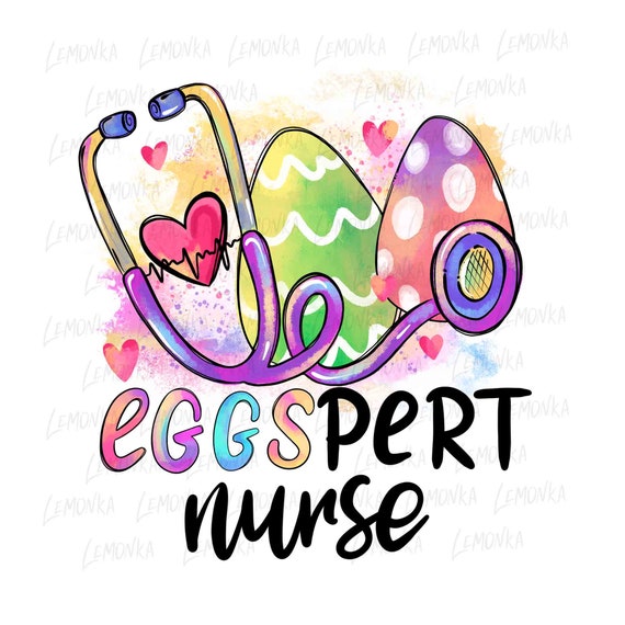 Easter nurse Sublimation Designs Download School nurse png i Etsy