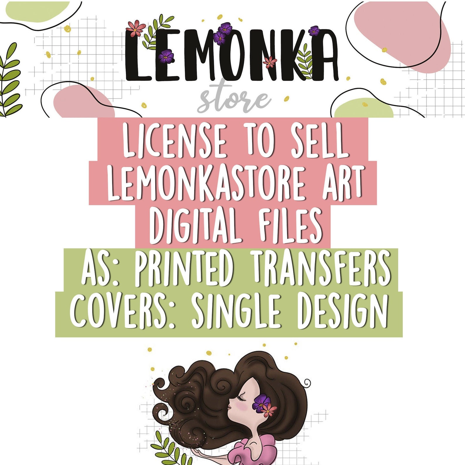 License To Sell Printed Transfers Sell LemonkaStore