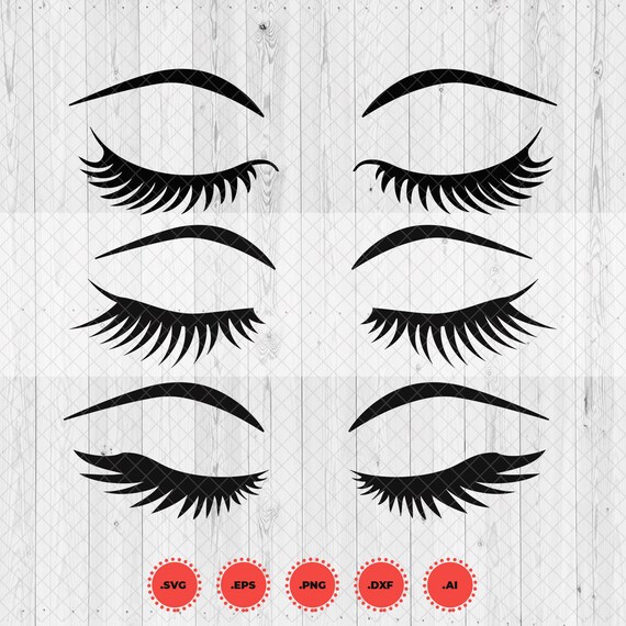 Download Beautiful eyelash svg Girly svg Makeup face svg Magic girl ...