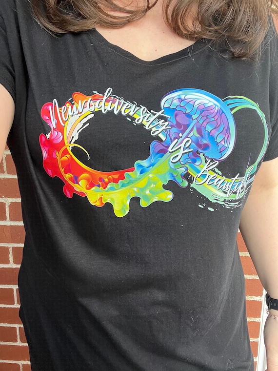 Neurodiversity is beautiful apparel - neurodivergent - different not less - autism...