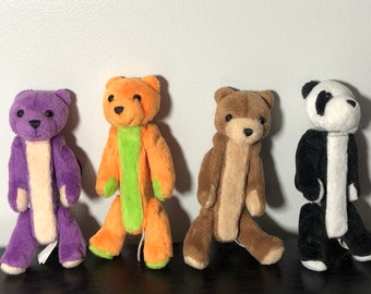 pez fuzzy friends teddy bear
