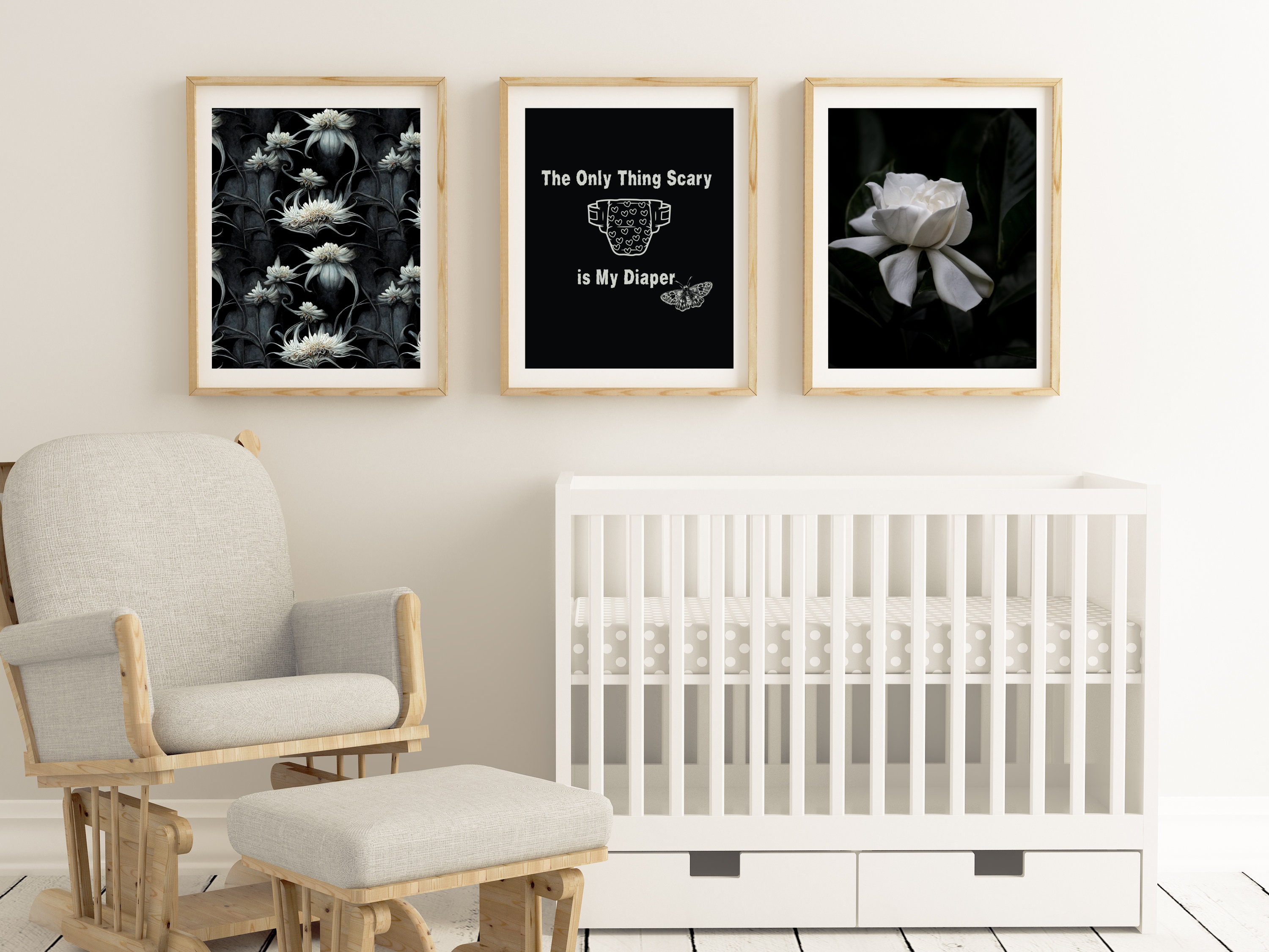 Goth Nursery Goth Baby Room Gothic Nursery Gothic Baby Room, Gothic Baby Nursery, Dark Nursery ...