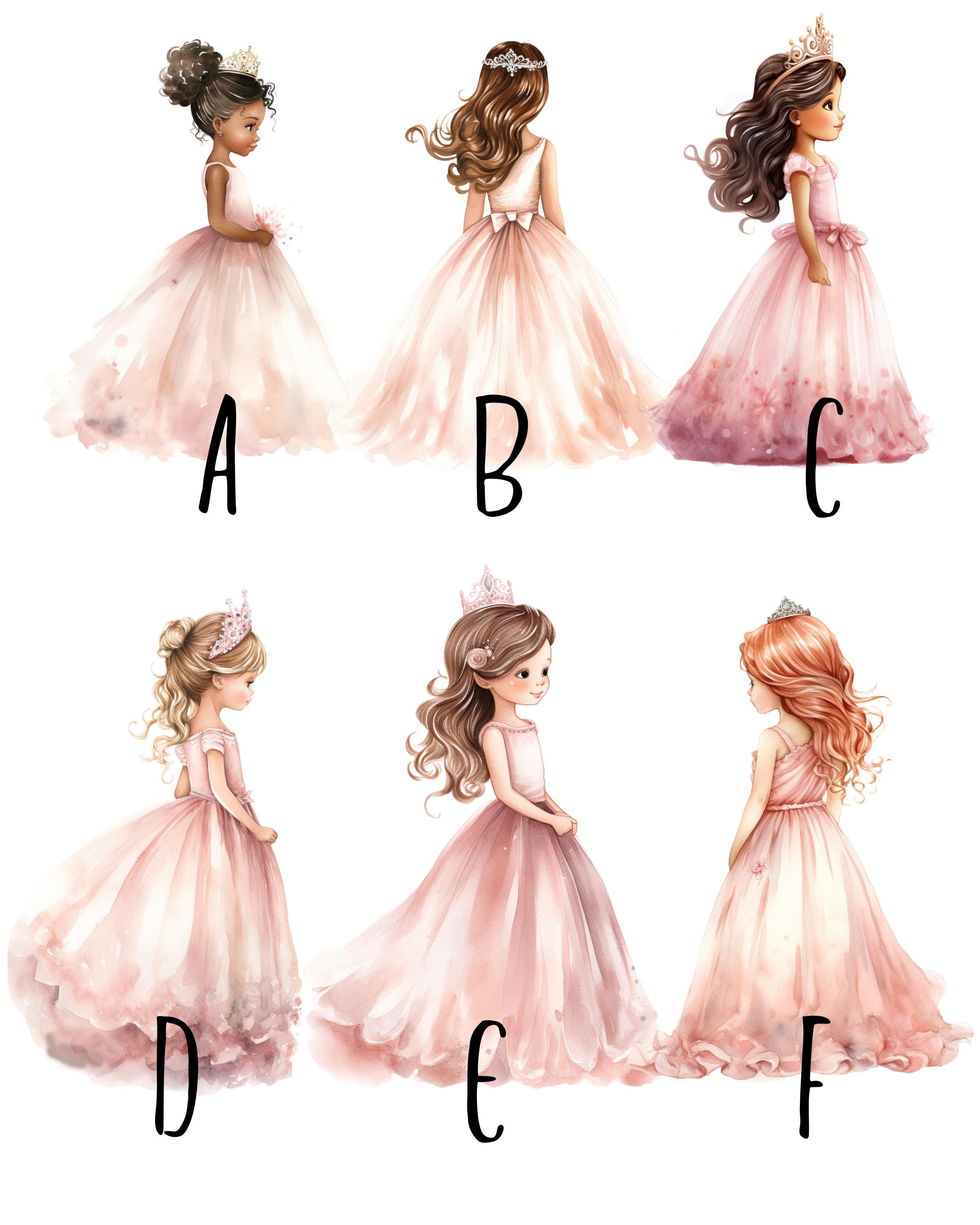 Personalized Princess Castle Print Set: Pink Girl Bedroom Decor ...