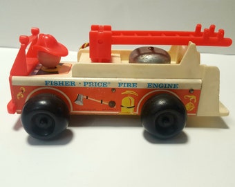 old toy fire trucks