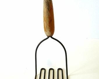 Wooden potato masher for sale Clearance