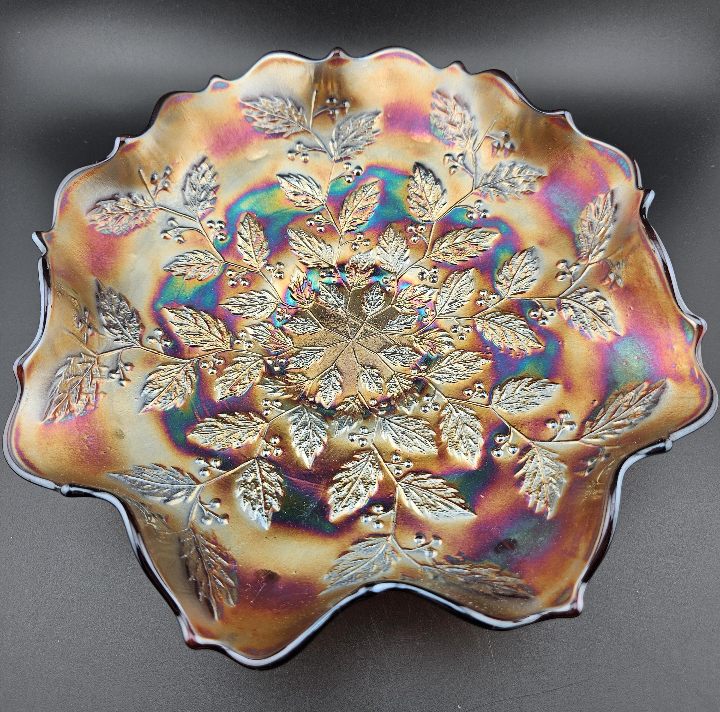 Fenton glass basket - Etsy 日本