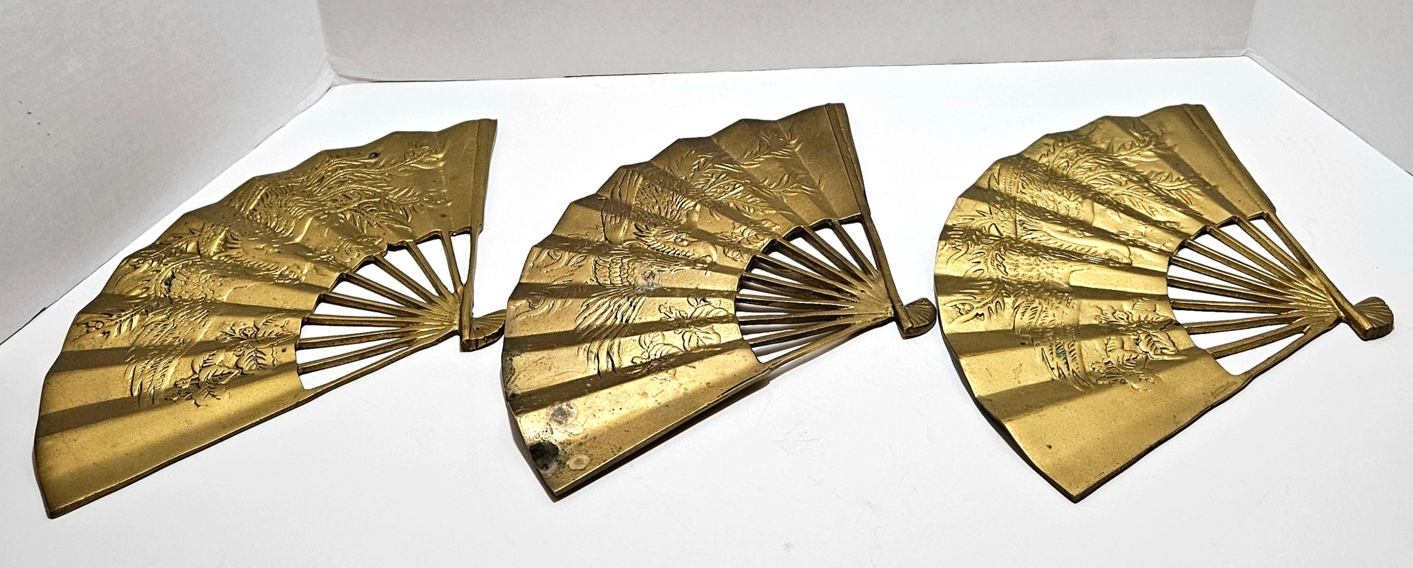 東芝エレクトロニクス 記念金属扇 鳳凰 昭和レトロ 工芸品 飾り扇 骨董