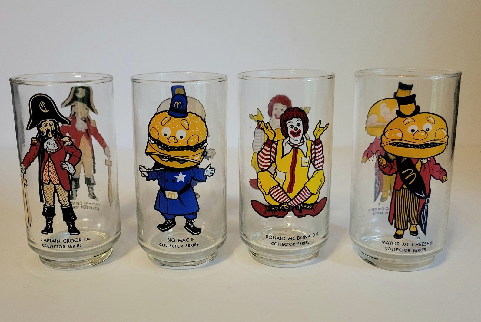 Mcdonalds Collectible Glasses Mcdonalds Glasses Mcdonalds Etsy