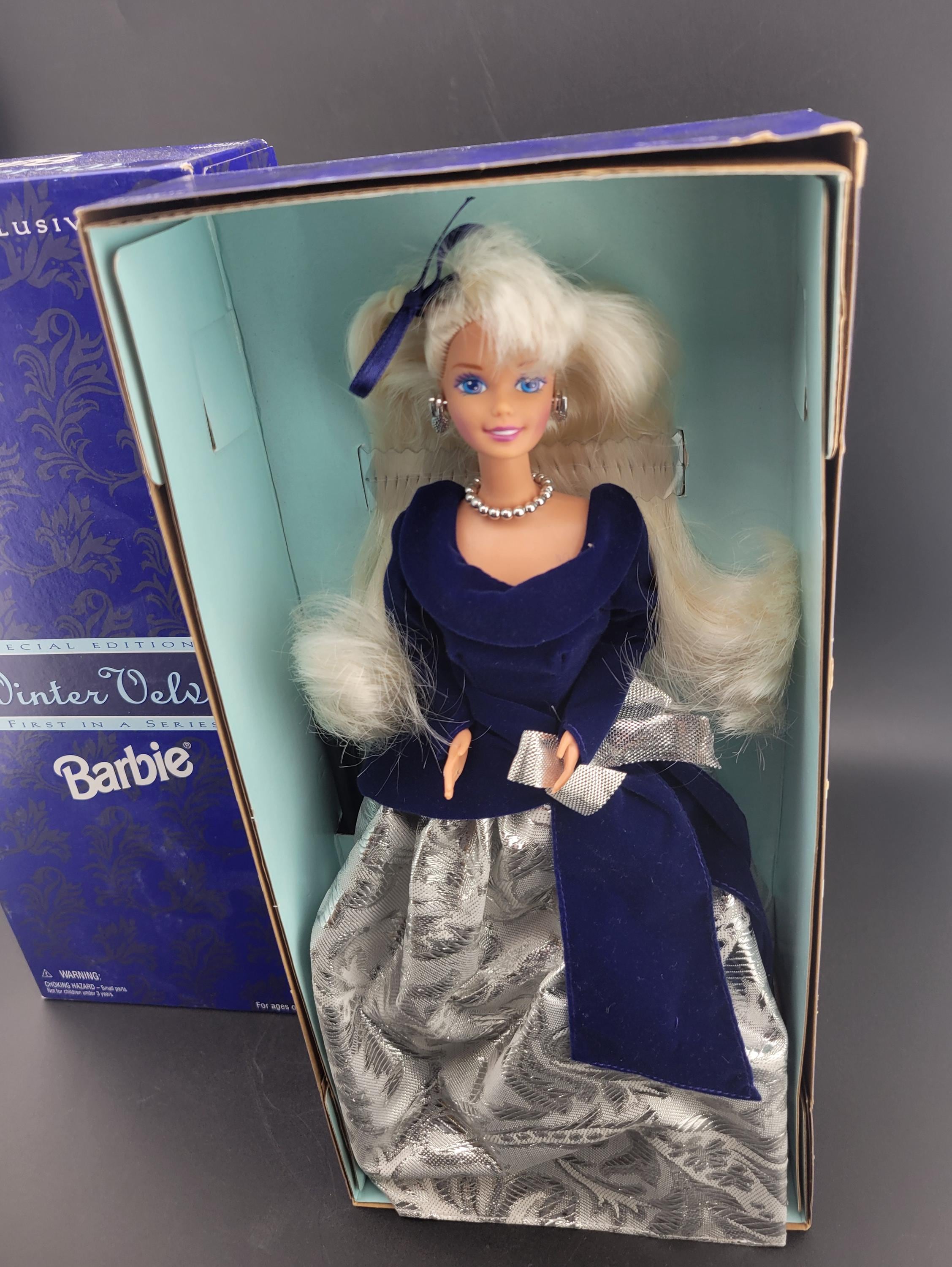 Mattel 1995 Special Edition Avon Winter Velvet Barbie Doll Special
