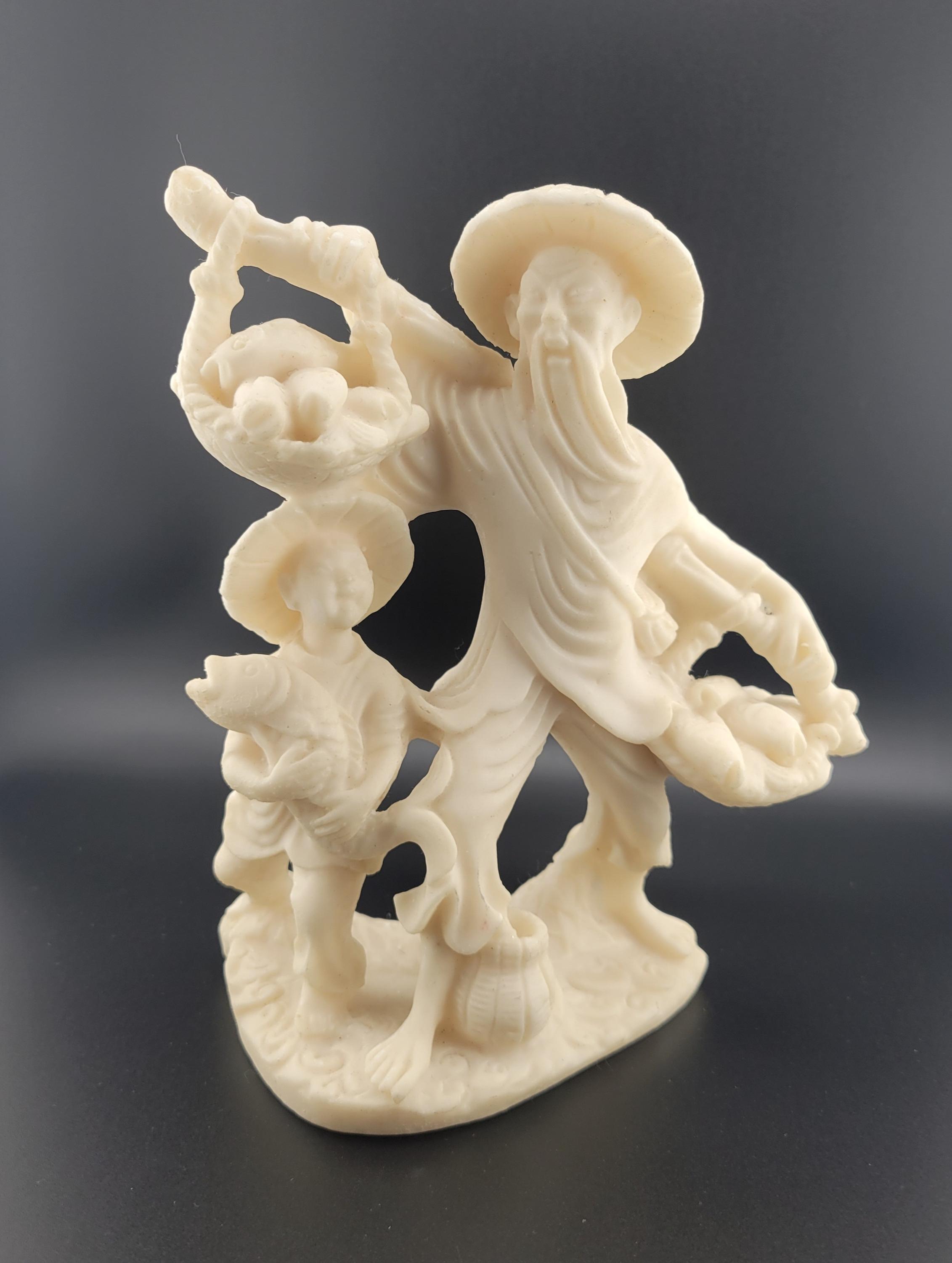 ⭐︎中国美術 陶器人形　五福童子 陶製人形 子供と火鉢 | ToMuCo - Tokyo Museum Collection