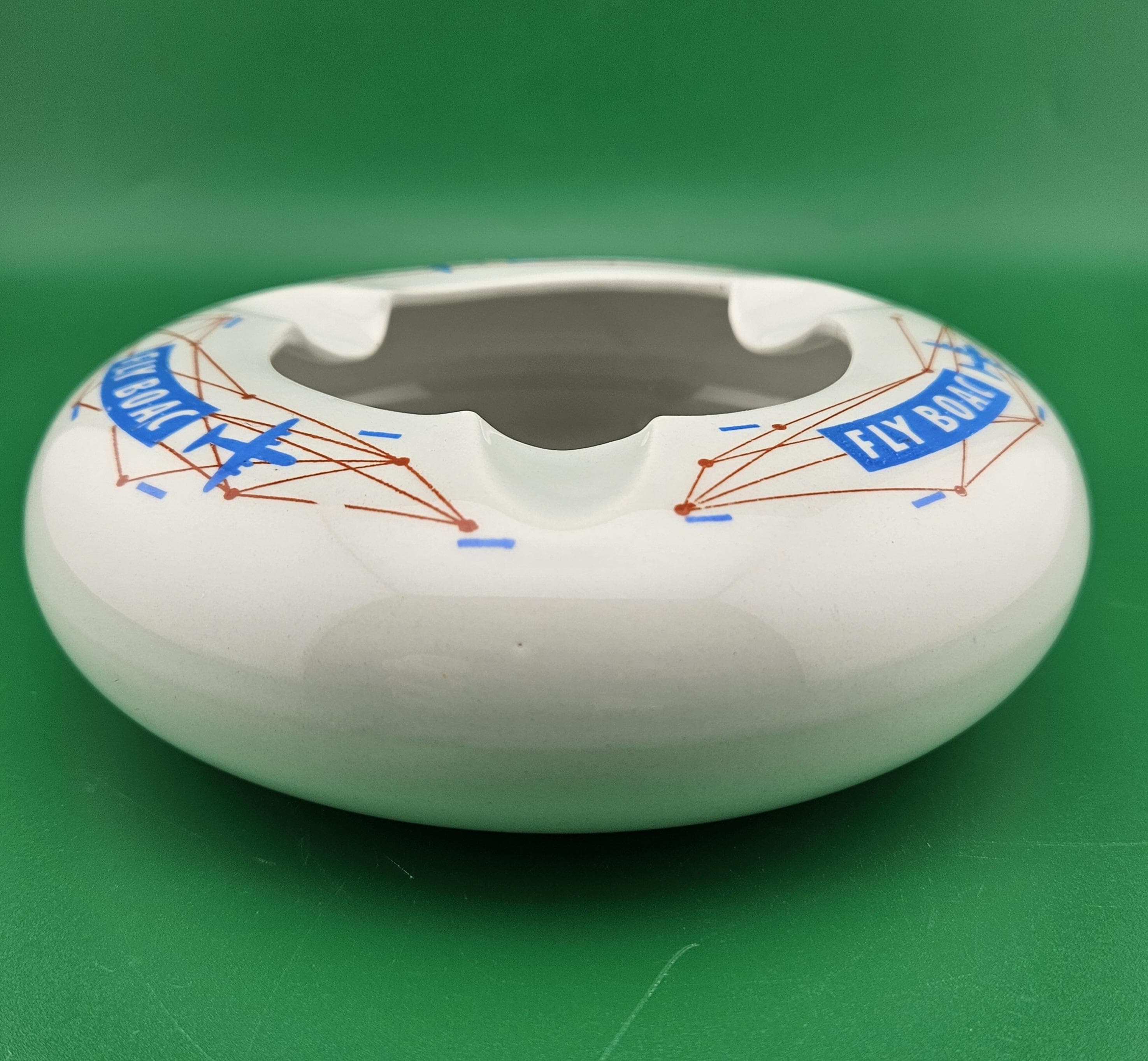 BOAC Airlines Ashtray by Copeland Spode in England Rare 1950s