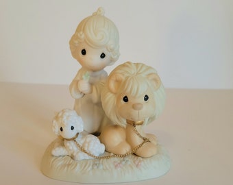 Precious Moments Figurine And A Child Shall Lead Them 