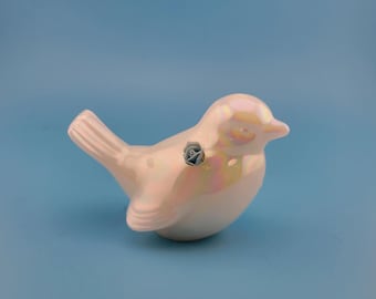 Vintage Fenton Rosalene Pink Uranium Glass Bird of Happiness - Etsy