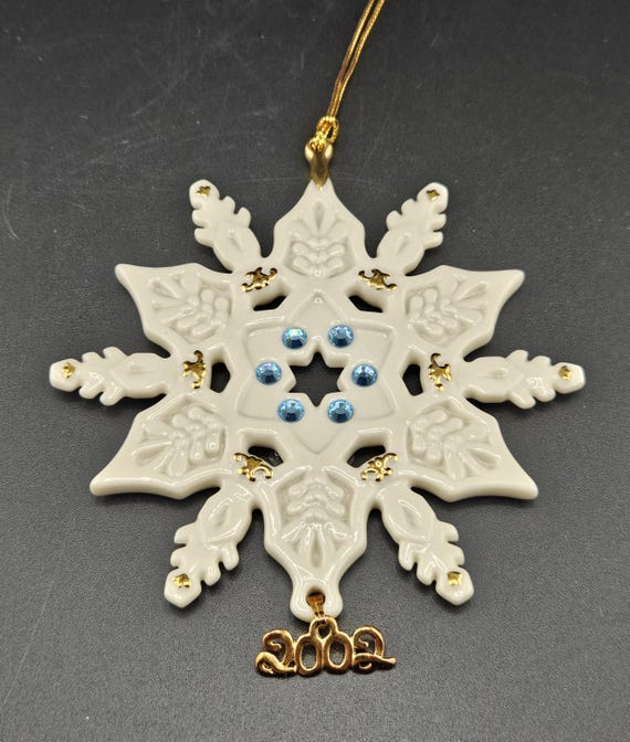 スワロフスキー 2002 クリスマス オーナメント 美品 未使用 SWAROVSKI