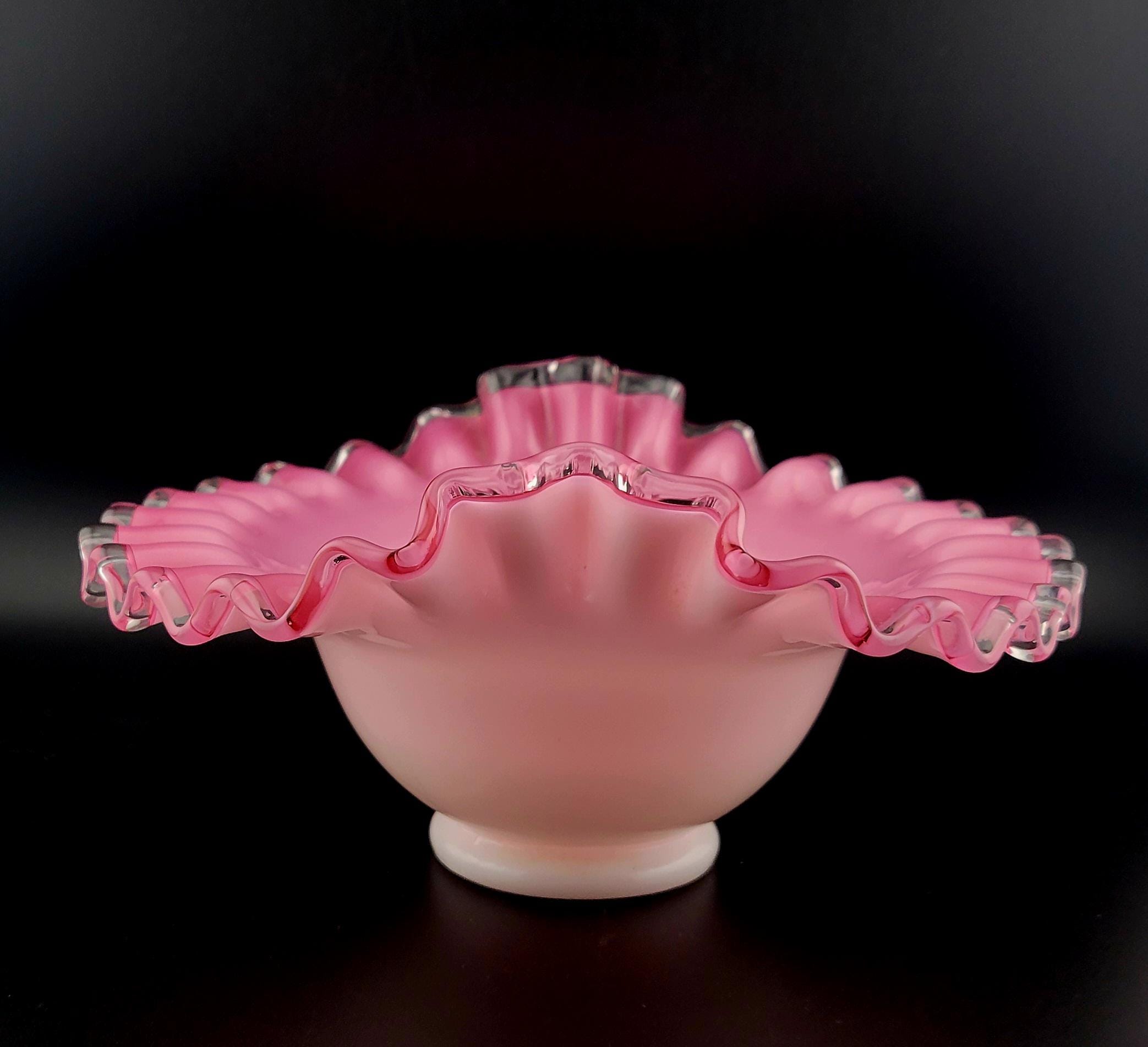 フェントン Fenton フラワーベース 花瓶 ピーチクレスト Fenton