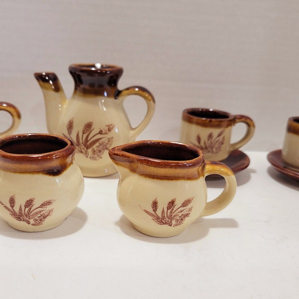 Stoneware Tea Set - Etsy