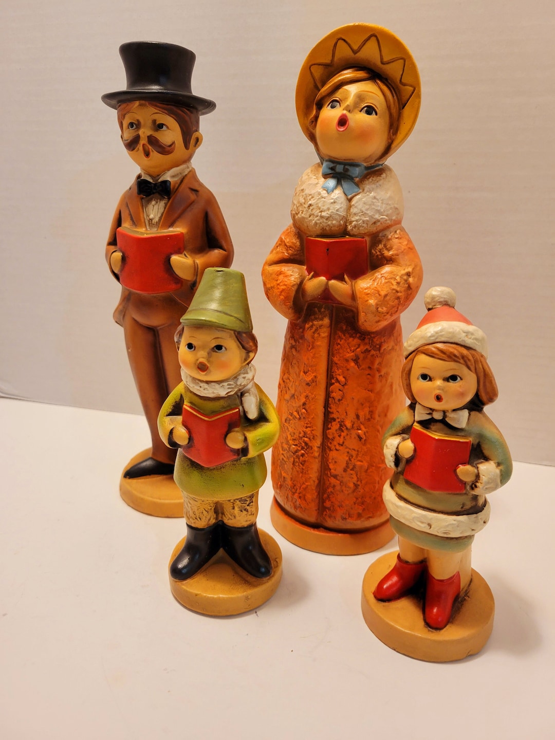 Vintage Christmas Carolers Figurines