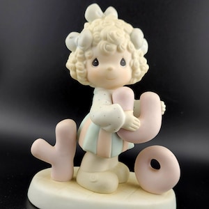 Precious Moments, Precious Moments I will never stop loving you figurine, Precious moments figurine, vintage Precious Moments, love, Enesco