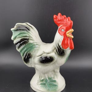 Vintage Rooster figurine, Rooster figurine, farmhouse kitchen Rooster, Rooster, vintage Rooster, farmhouse rooster, roosters, chicken