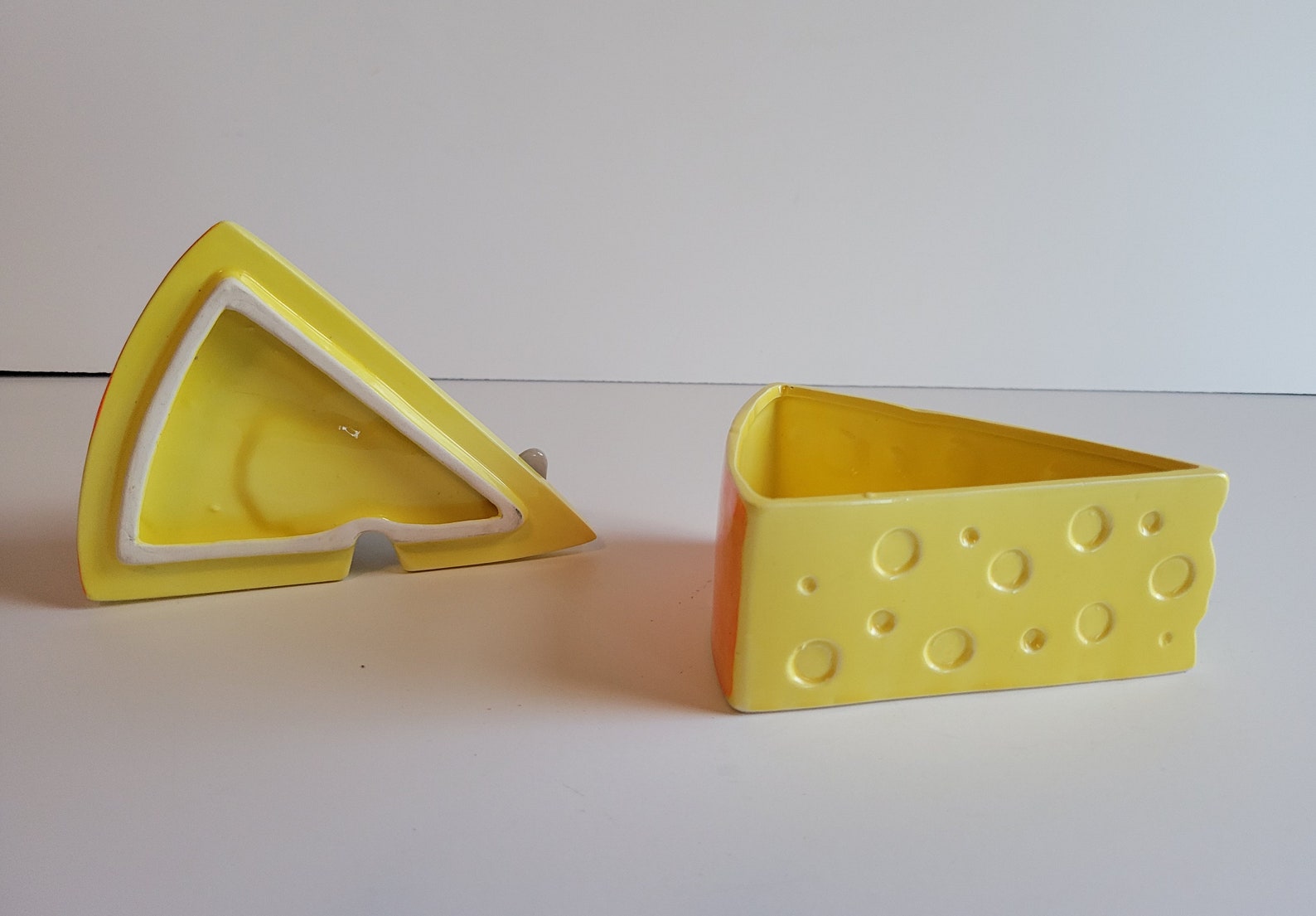 Mouse on Cheese Cheese Holder Cute Mouse Cheese Box Vintage Etsy
