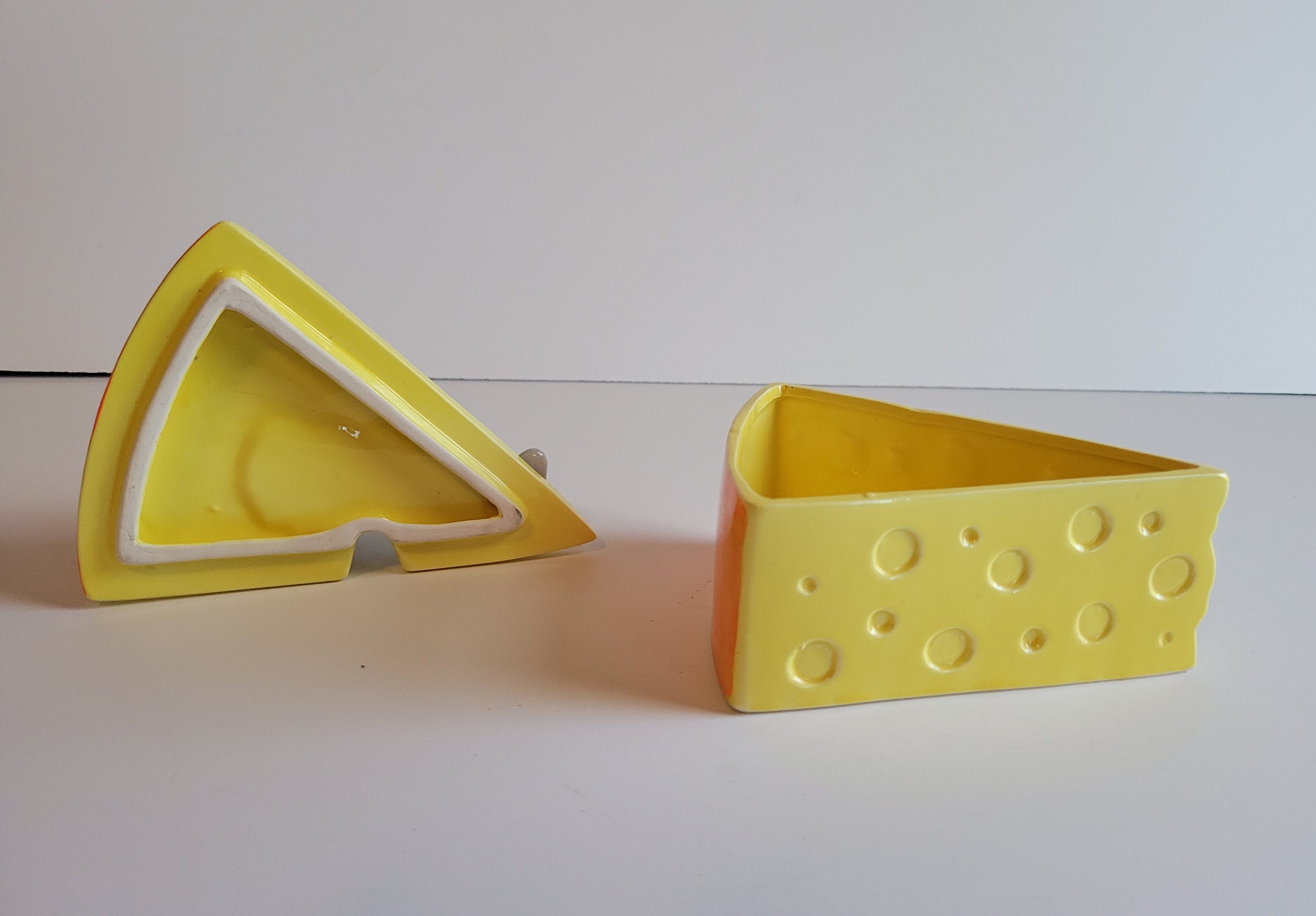 Mouse on Cheese Cheese Holder Cute Mouse Cheese Box Vintage Etsy