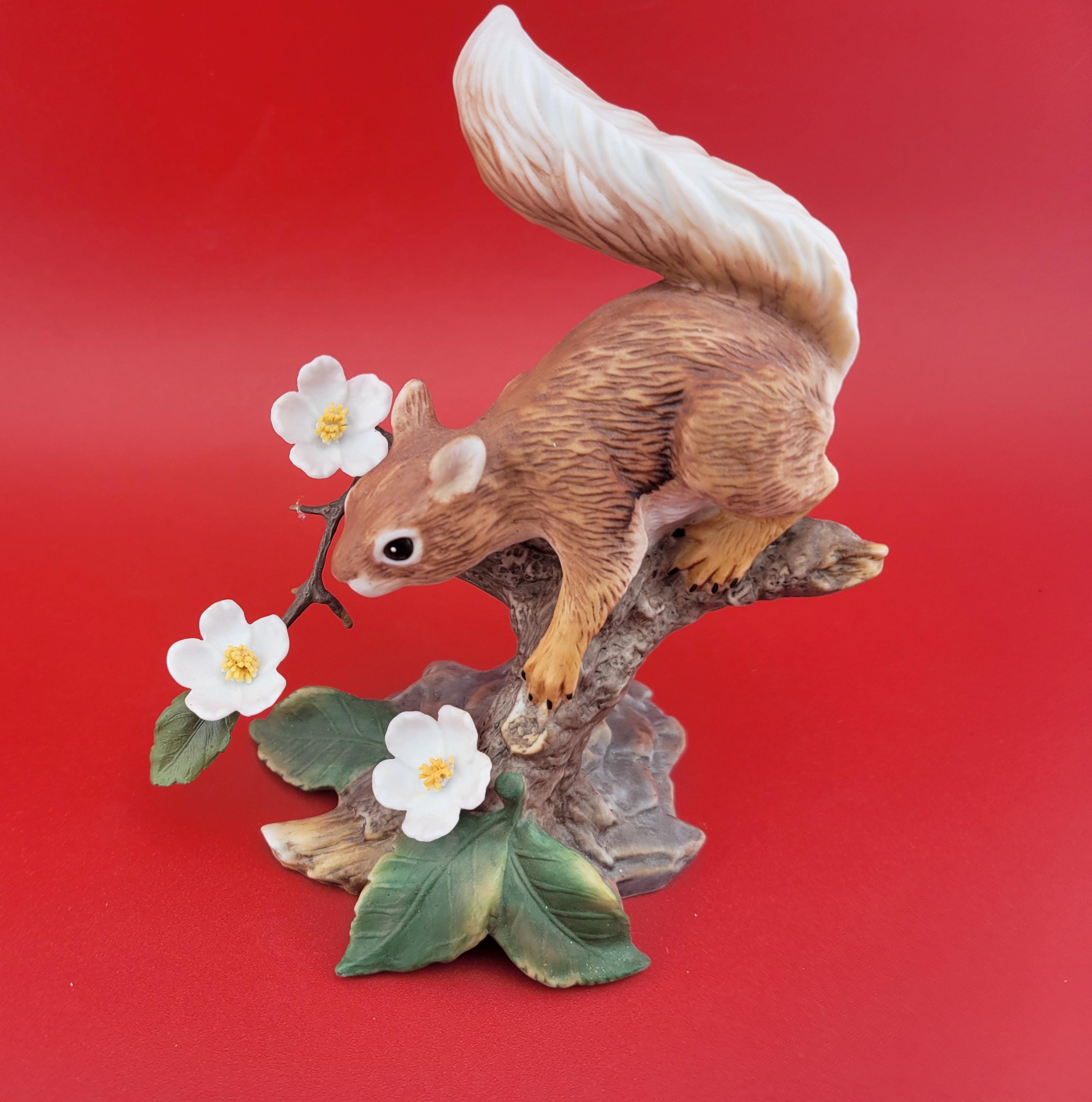 Lenox 1989 Woodland Animals Collection Red Squirrel Springtime