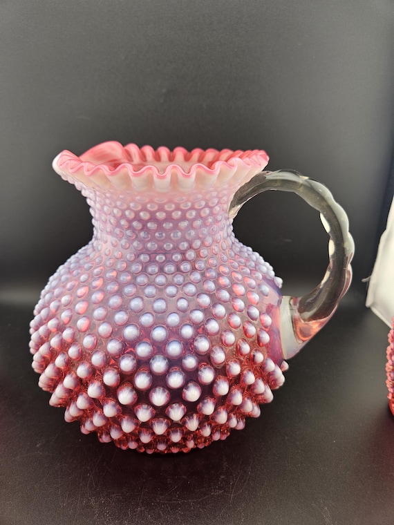 スペシャル！40s〜クランベリーオパールセントドットピッチャーFenton