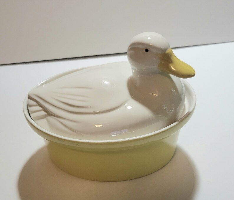 Hall Pottery Soup Tureen Vintage Hall Pottery Duck Dish Duck Etsy