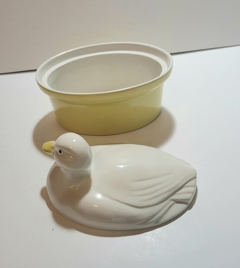 Hall Pottery Soup Tureen Vintage Hall Pottery Duck Dish Duck Etsy