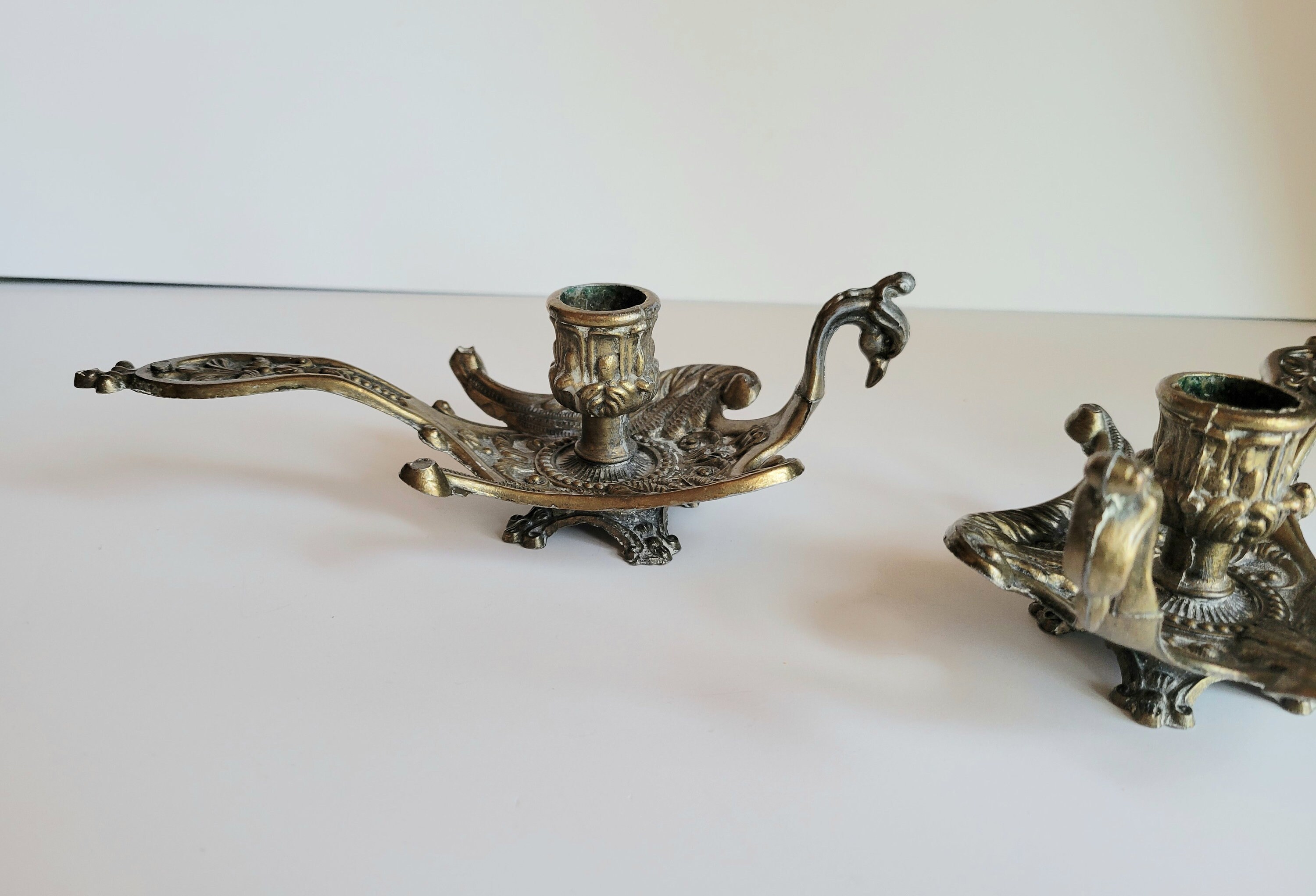 Vintage Brass Peacock Candle Holders Brass Peacocks Vintage Etsy