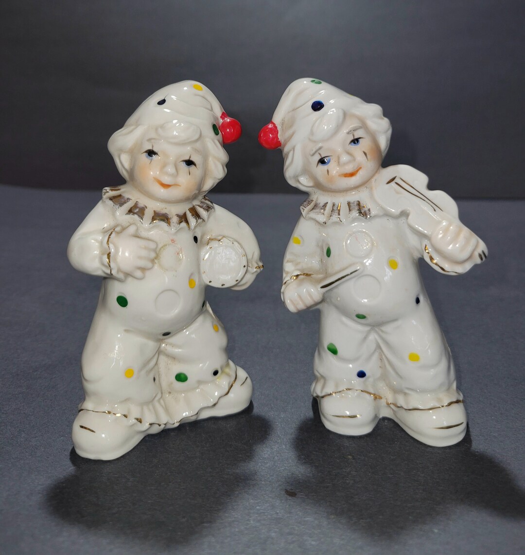 Vintage Clown Figurines Clown Figurines Clown Figurine Etsy