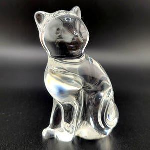 Linke Kristallkatze, Katzenfigur, Crystal Kitty