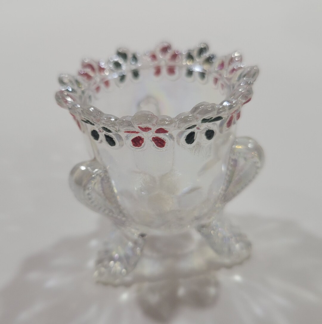 Carnival Glass, Carnival Glass Toothpick Holder, Vintage Toothpick