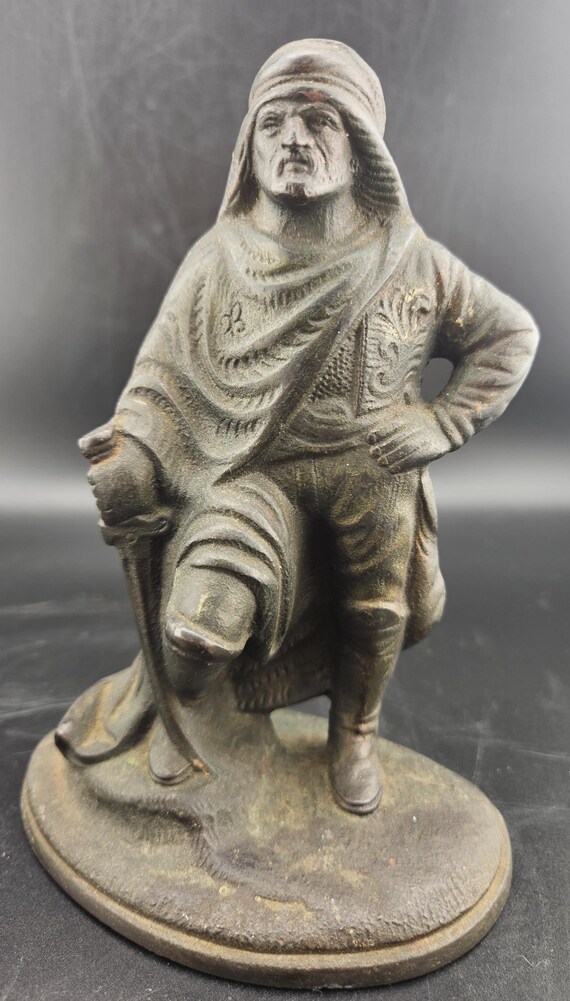 Hubley Heavy Cast Iron Arab Warrior With Sword Bookends Antique - Etsy