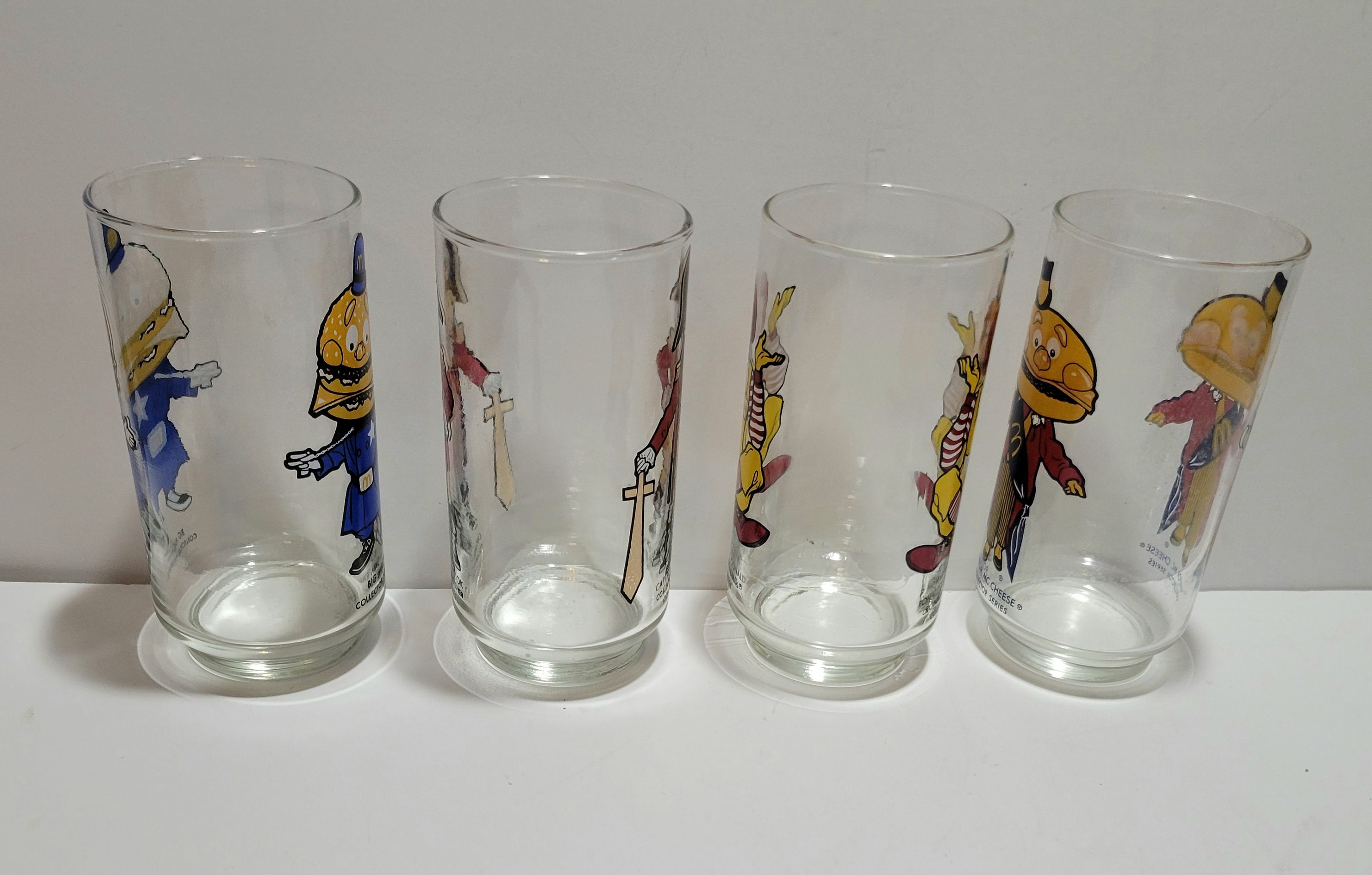 Mcdonalds Collectible Glasses Mcdonalds Glasses Mcdonalds Etsy