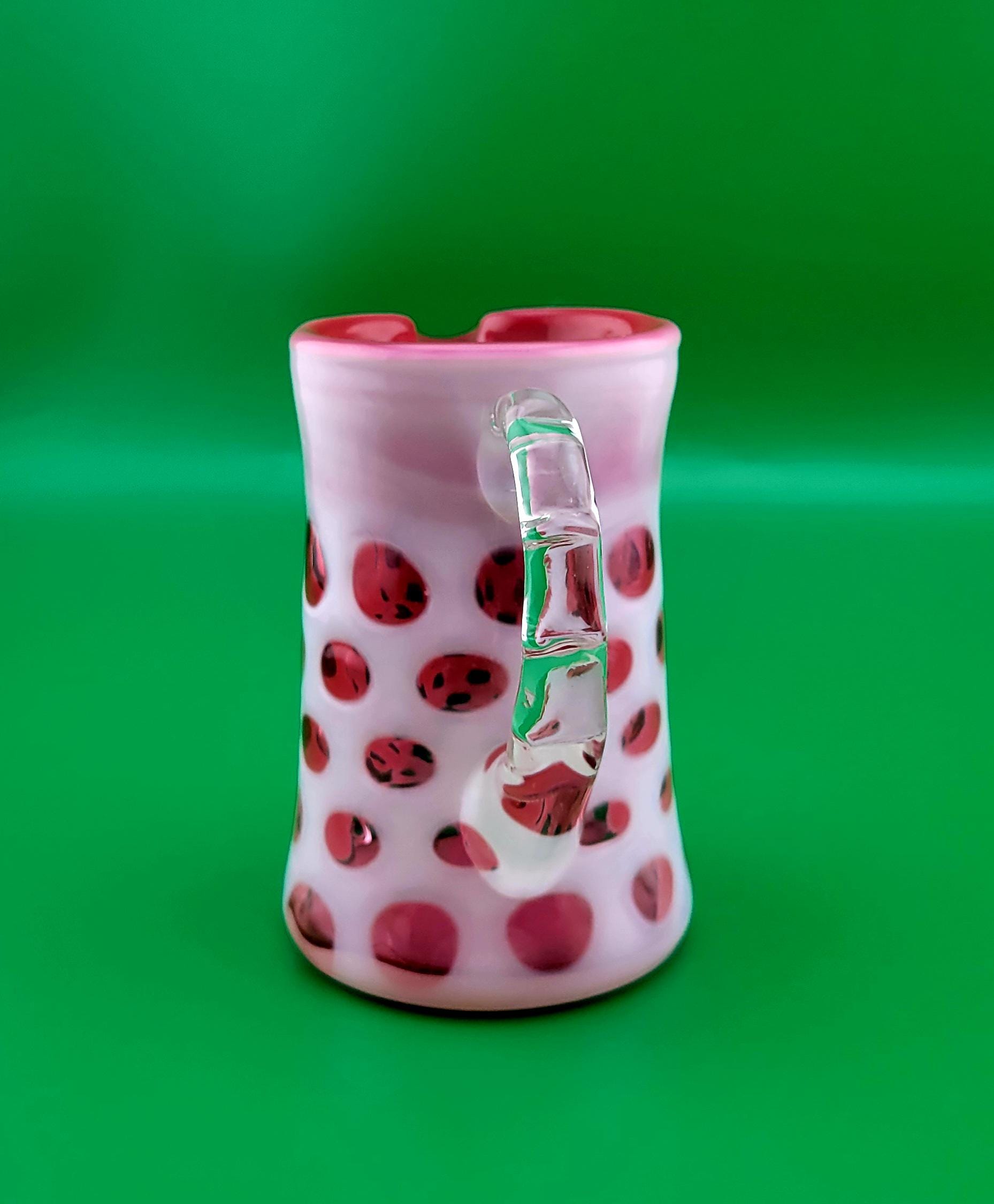 フェントン クランベリー オパールセント コイン ドット スモール