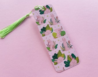 Easter bunny bookmark with tassel | Book lover gift | Easter basket stuffer