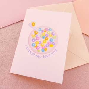Ik hou van je kaart | Wenskaart | Valentijnsdag | Geliefde | Leuke kawaiikaart