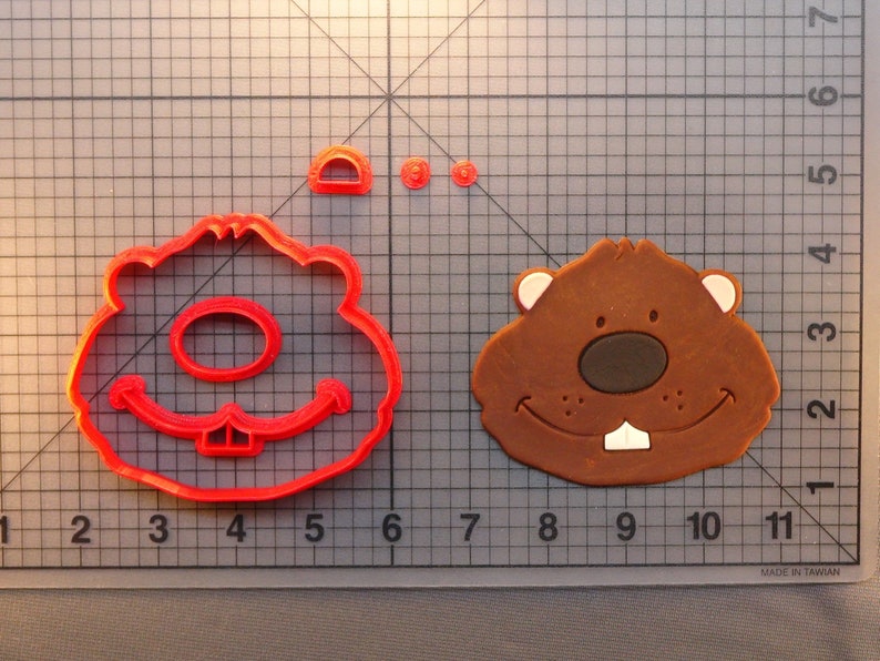 Baking Supply Marmot Biscuit Mold Marmot Cookie Cutter Bake suppies 3D printed Pastry cutter Cookie Cutter For Kid Animal Cutter