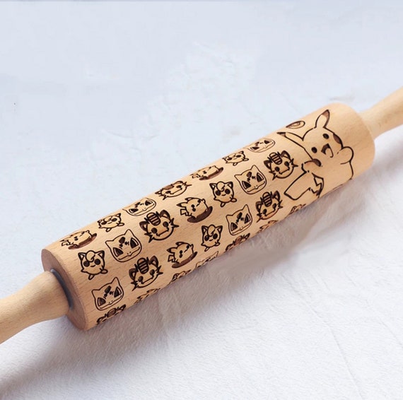 Decorative Pattern Rolling Pin Embossing Rolling Pin Etsy