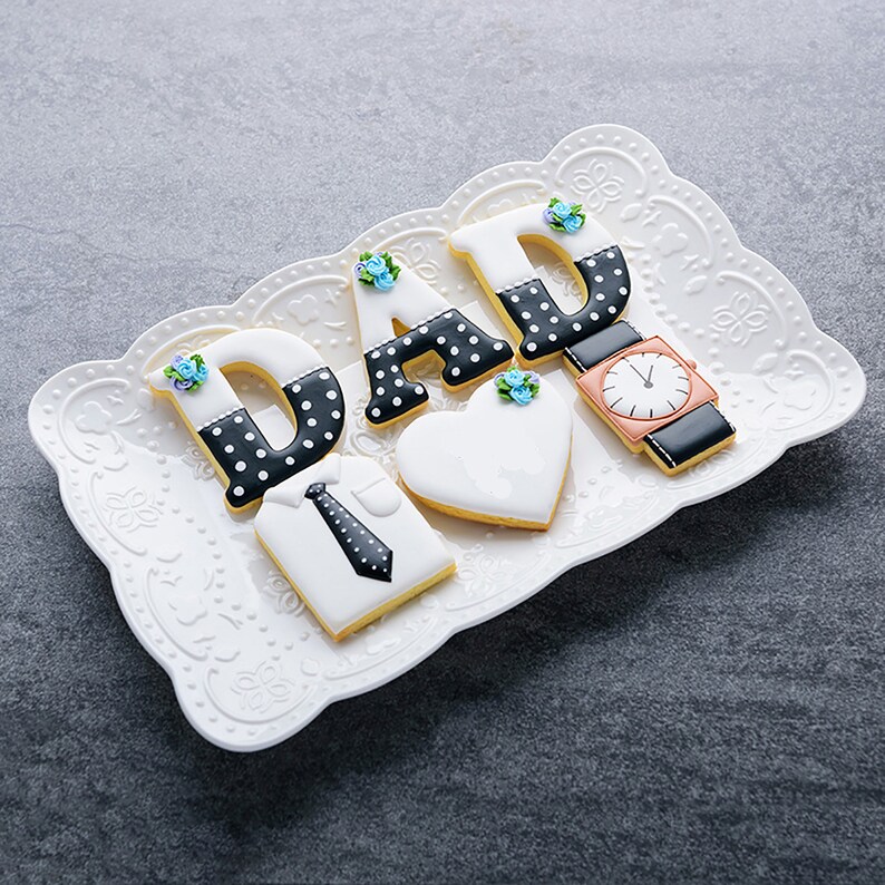 5 piece Fathers Day Cookie Cutters SetFathers Day Etsy