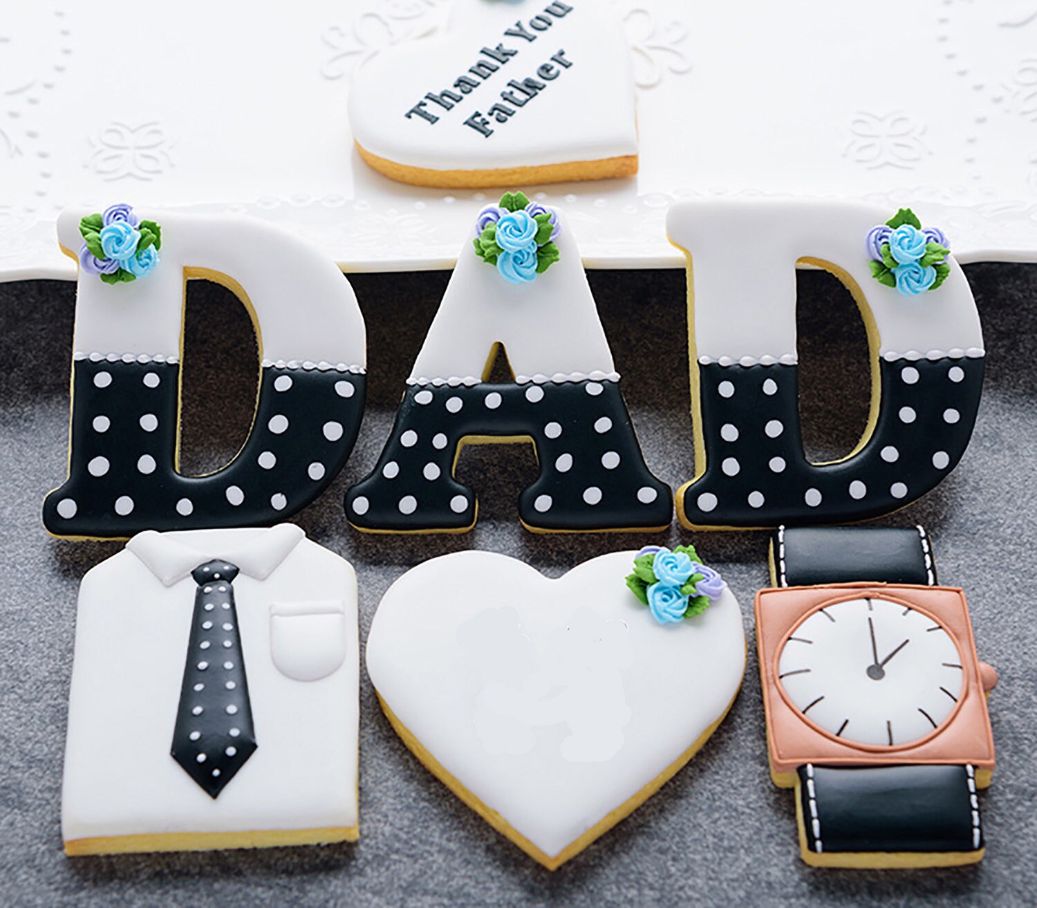 5 piece Fathers Day Cookie Cutters SetFathers Day Etsy