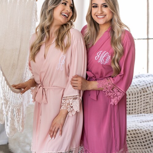 Bridesmaid Robes Set of Etsy