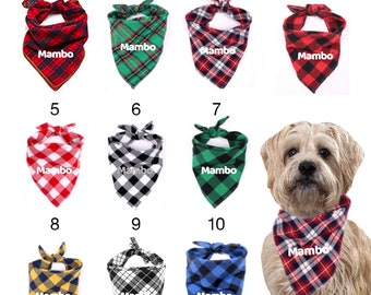 Custom Dog Bandana | Personalized Dog Bandana | Gift for Pet  |  Puppy Scarf | Pet name accessories