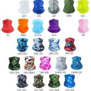 Tubular bandana Pick a Color Performance Headband / Scarf/ Balaclava / Neck Gaiter / Tube Scarf zdjęcie 1