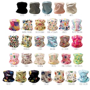 Child Face Cover | Kids Summer Cooling UV Neck Gaiter |  Bandana Face Scarf Headband Boys and Girls |  Fast and Free shipping!